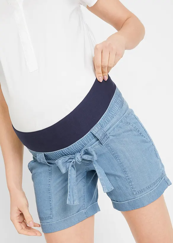 Lett mammashorts med lyocell og lin, bonprix