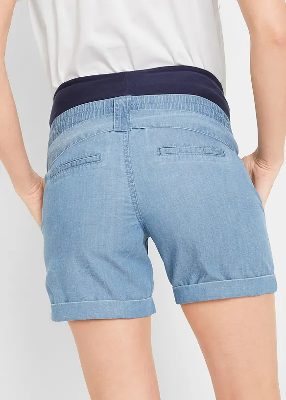 Lett mammashorts med lyocell og lin, bonprix