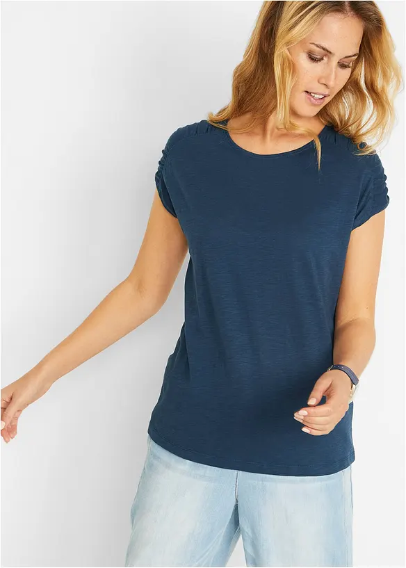 Topp i boxy-modell, kortermet, bonprix