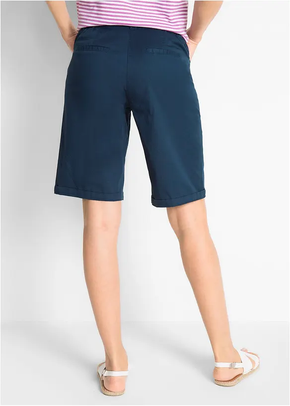 Papertouch-bermudashorts i bomull med komfortlinning, bonprix