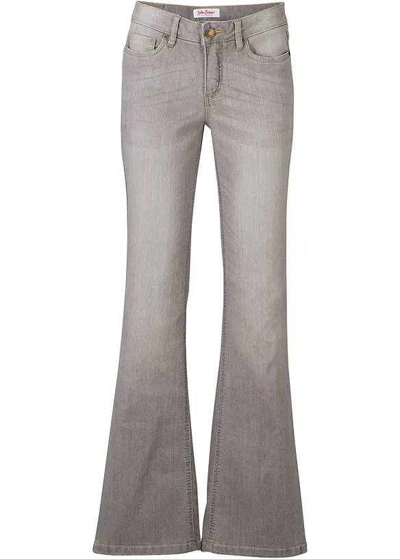 Bootcut-jeans Mid Waist, Komfort-Stretch, bonprix