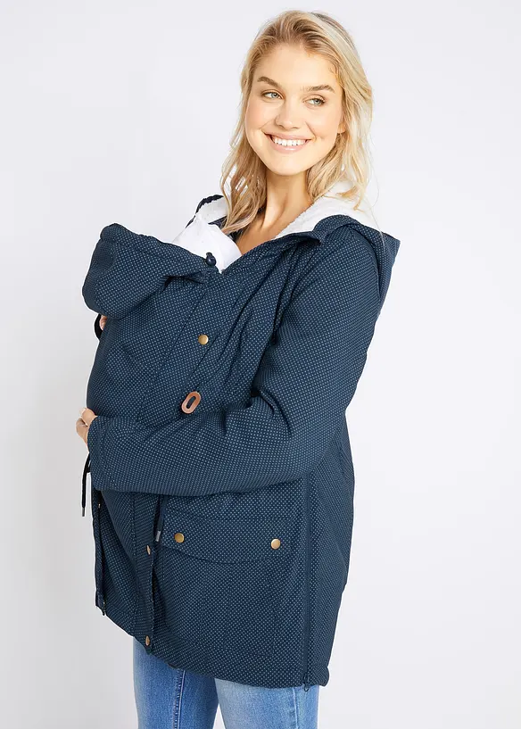 Mykt fôret 3-i-1-mamma- og bærejakke, bonprix