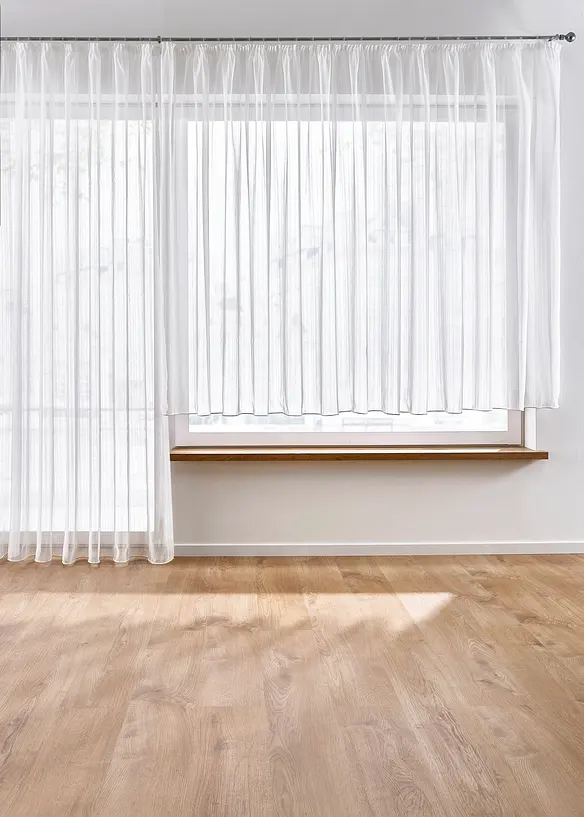 Jacquardvevd gardin, bonprix