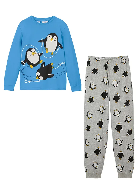 Pyjamas med økologisk bomull (2-delt sett), bonprix