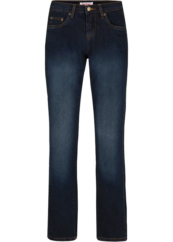 Slim Fit-jeans, Straight, Mid Waist, Stretch, bonprix