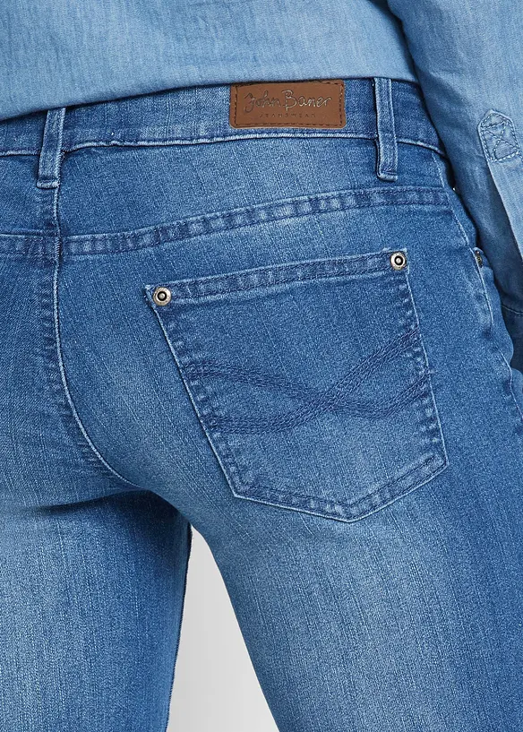 Bootcut-jeans Mid Waist, Stretch, bonprix