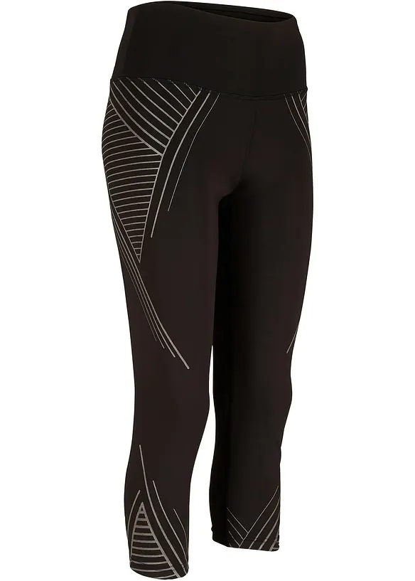 Treningsleggings med lomme, 3/4-lengde, bonprix