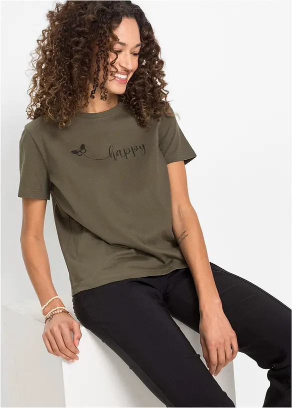 T-skjorte i 100% bomull, bonprix