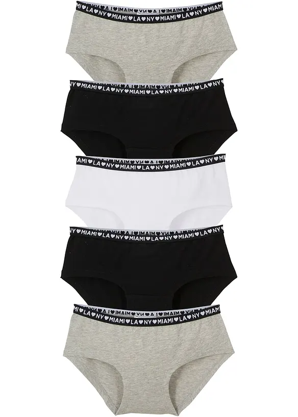 Truse med myk bomull (5-pack), bonprix