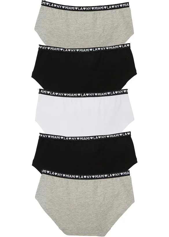 Truse med myk bomull (5-pack), bonprix