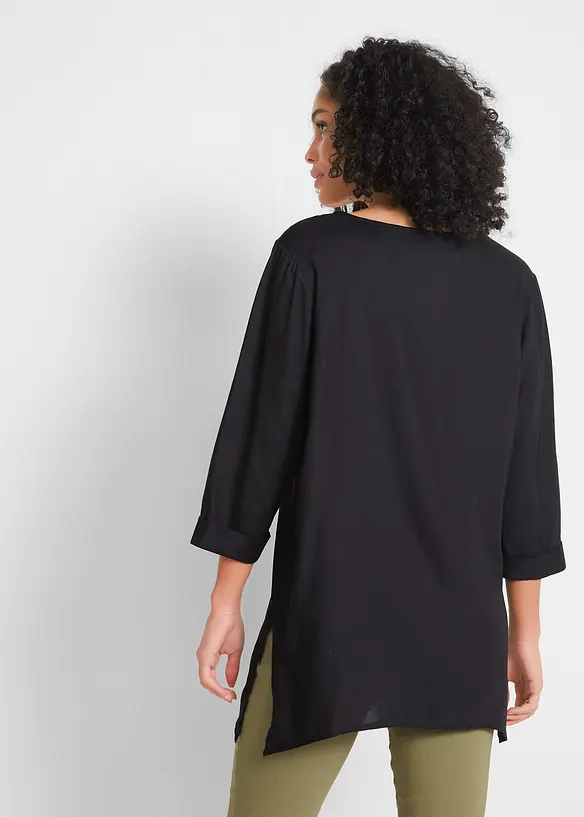 Bluse i 100% viskose, bonprix