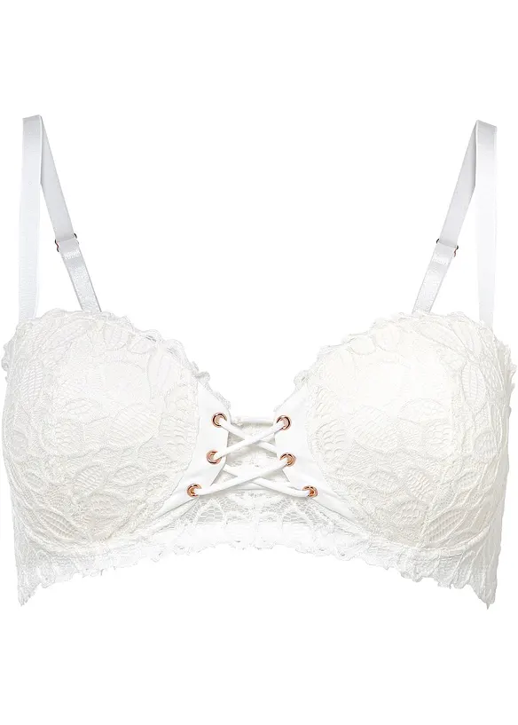 Balconette-BH i fint blondemateriale, bonprix