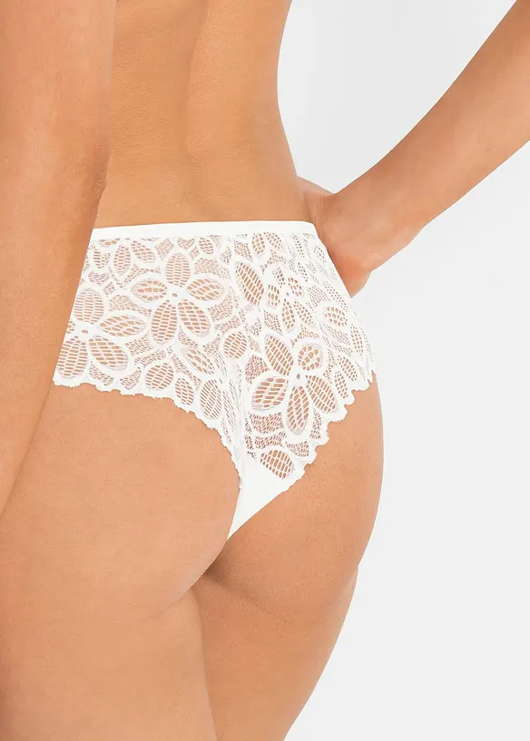 Brazilian truse i fint blondemateriale, bonprix