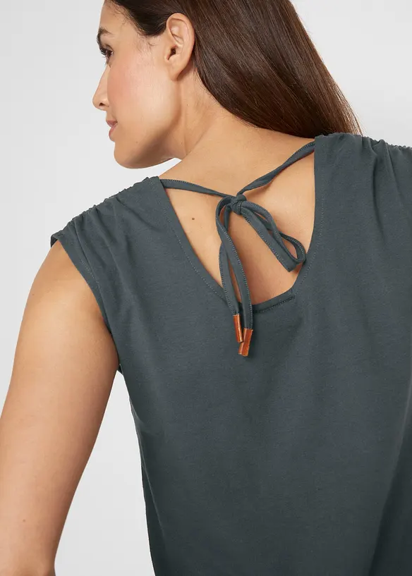 Trikot-jumpsuit av bomullsmiks, bonprix