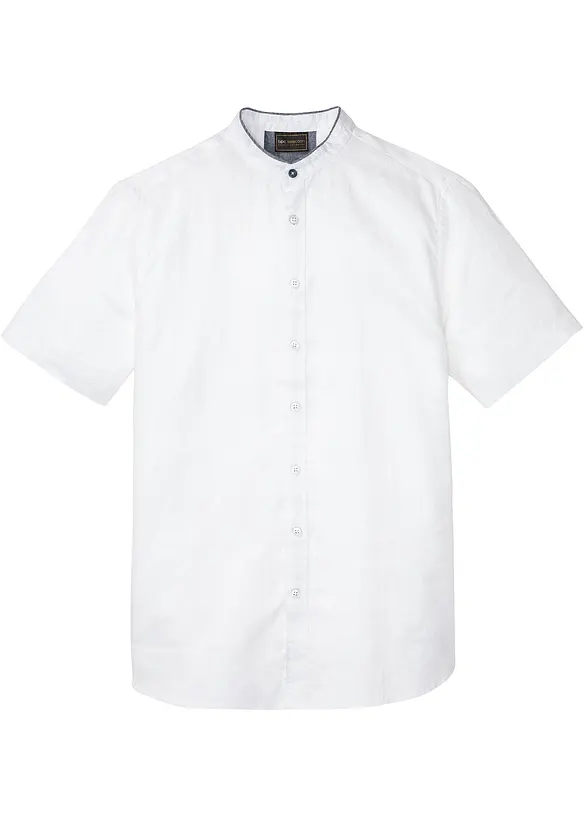 Kortermet skjorte i 100% lin, bonprix