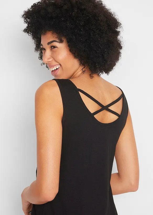 Jerseykjole i 100% bomull, bonprix