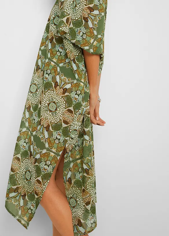 Oversized strandtunika i lett chiffon, bonprix