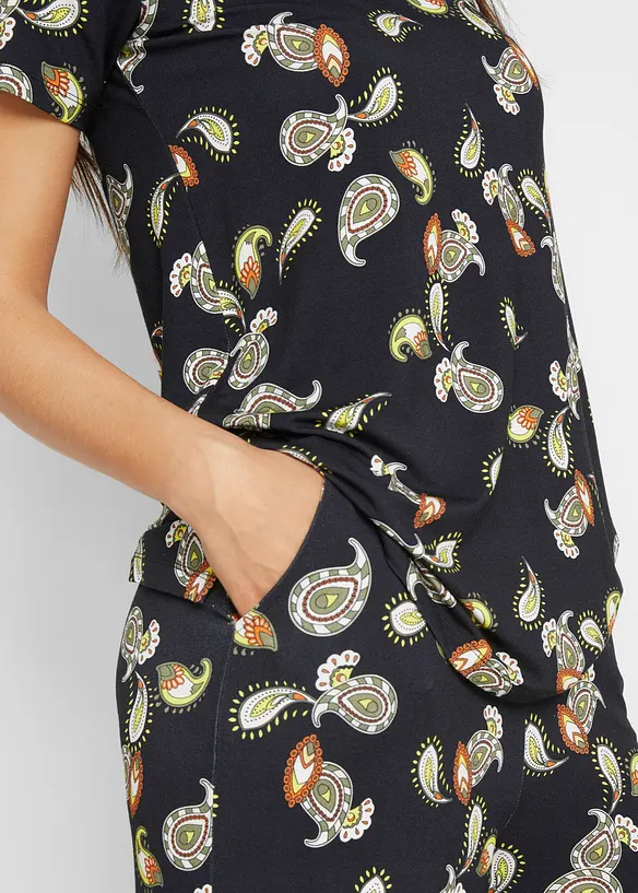 Topp og culottes i lett viskosemiks (2-delt sett), bonprix