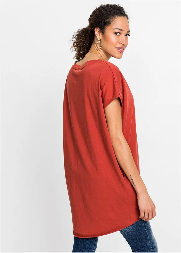 Lang topp i 100% bomull, bonprix
