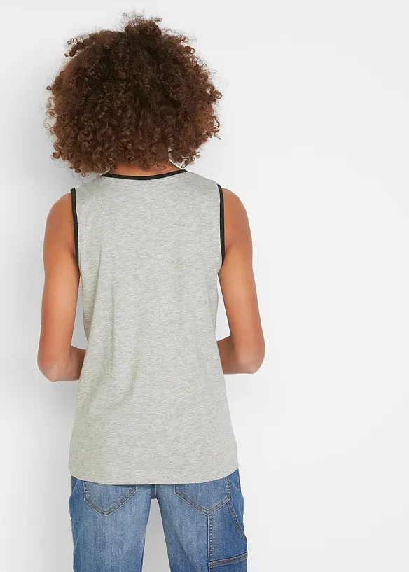 Singlet med økologisk bomull (2-pack), bonprix