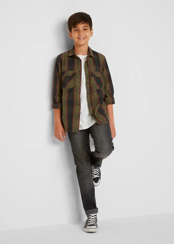 Jeans til gutt, med kul vask, John Baner JEANSWEAR