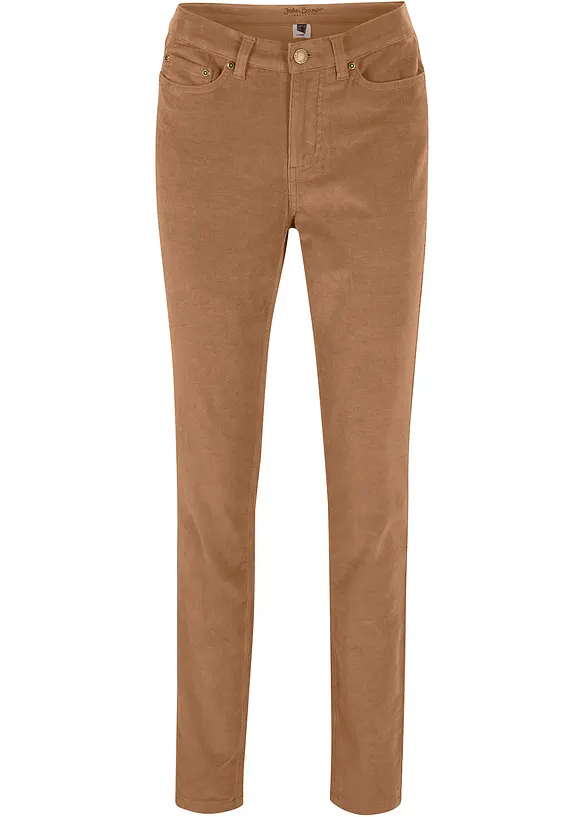 Cordbukse med stretch, Skinny, bonprix
