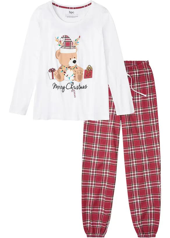 Pyjamas i 100% økologisk bomull, bonprix