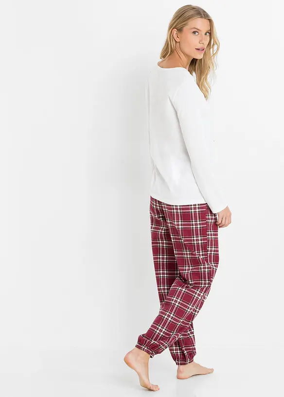 Pyjamas i 100% økologisk bomull, bonprix