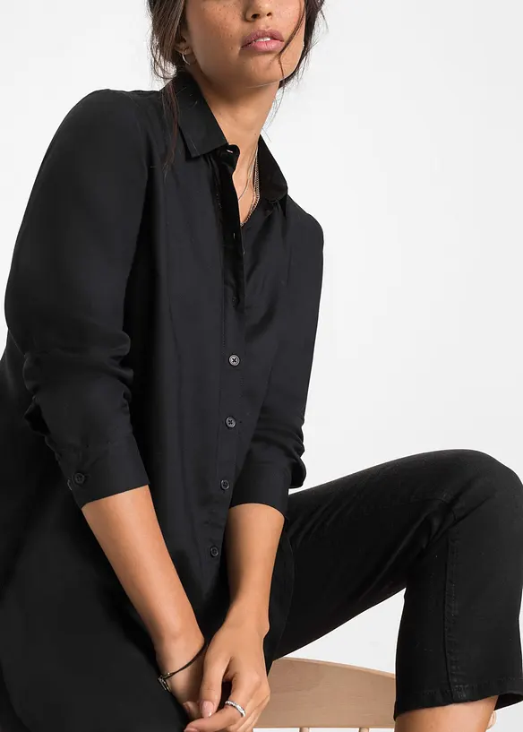 Bluse i myk viskose, bonprix