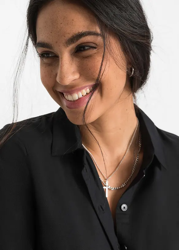 Bluse i myk viskose, bonprix