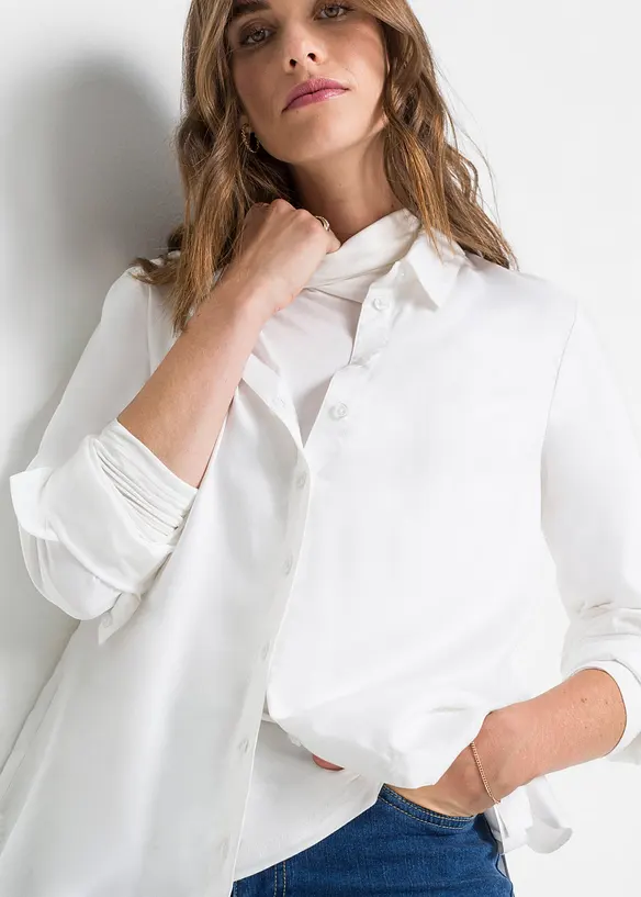 Bluse i myk viskose, bonprix