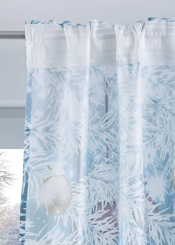 Gardin med juleprint (1 stk.), bonprix
