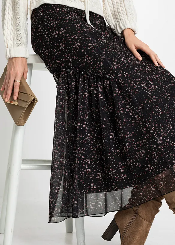 Maxiskjørt, bonprix