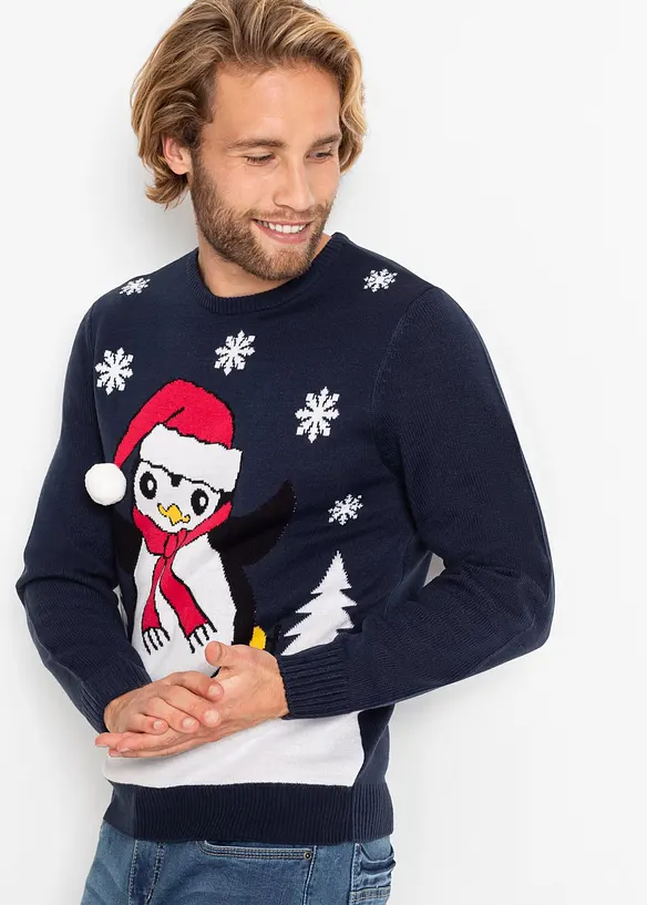 Genser med julemotiv, bonprix