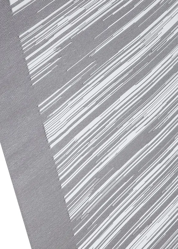 Panelgardin med tverrstriper (1-pack), bonprix