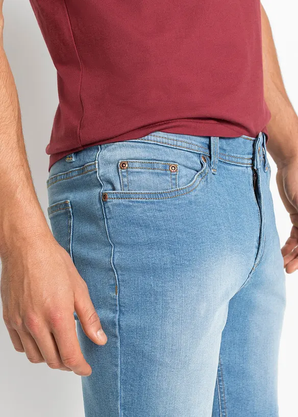 Bermudashorts i denim med stretch, Regular Fit (2-pack), bonprix