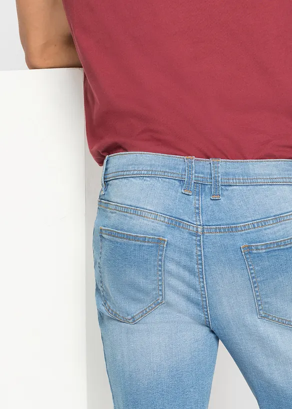 Bermudashorts i denim med stretch, Regular Fit (2-pack), bonprix
