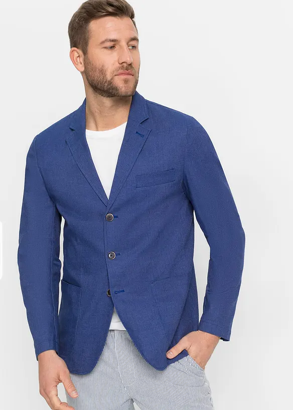 Blazer i elastisk bomullsmiks, Regular Fit, bonprix