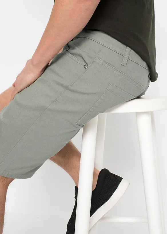 Bermudashorts i stretchmateriale, Regular Fit (2-pack), bonprix