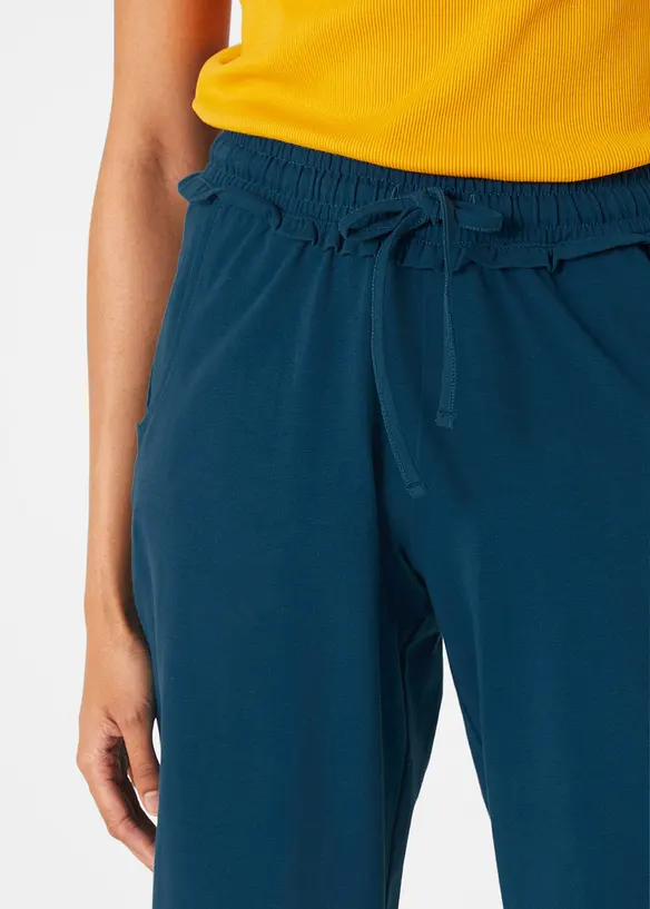 Jerseybukse i bomullsmiks, bonprix