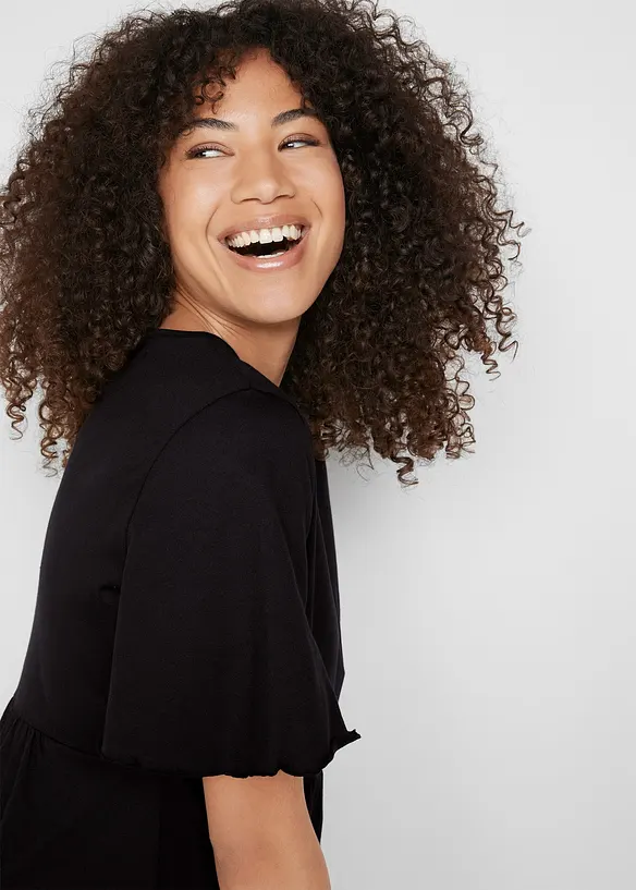 Jerseykjole i 100% bomull, bonprix