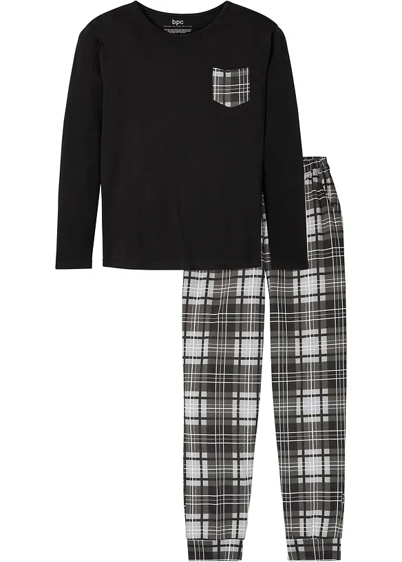 Pyjamas i 100% bomull, bonprix