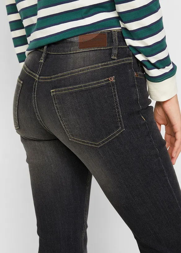 Bootcut-jeans Mid Waist, Komfort-Stretch, bonprix