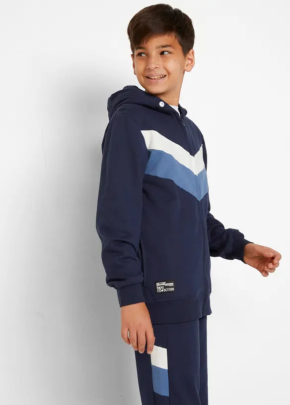 Joggedress i 100% økologisk bomull (2-delt sett), bonprix