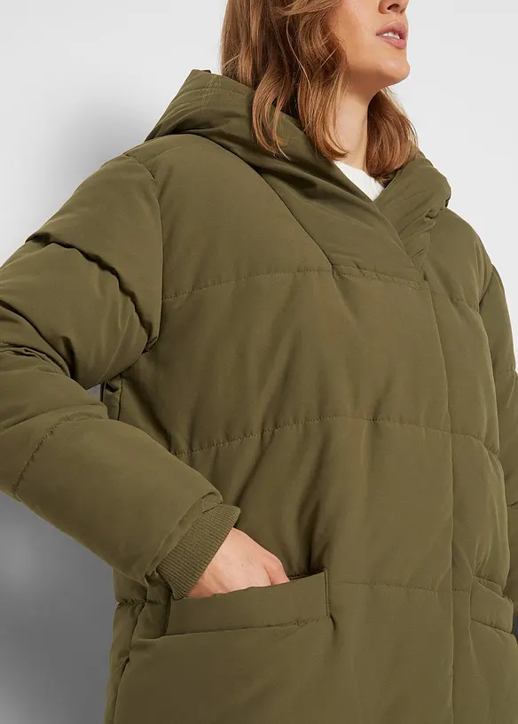 Vattert, oversized kåpe, bonprix