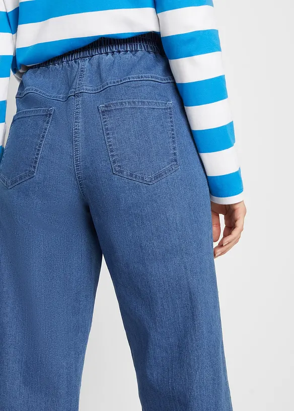 Mom jeans, High Waist, komfortlinning, bonprix