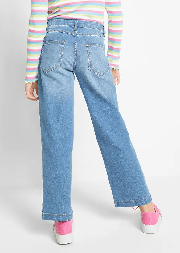 Wide-Leg-jeans Mid Waist, bonprix