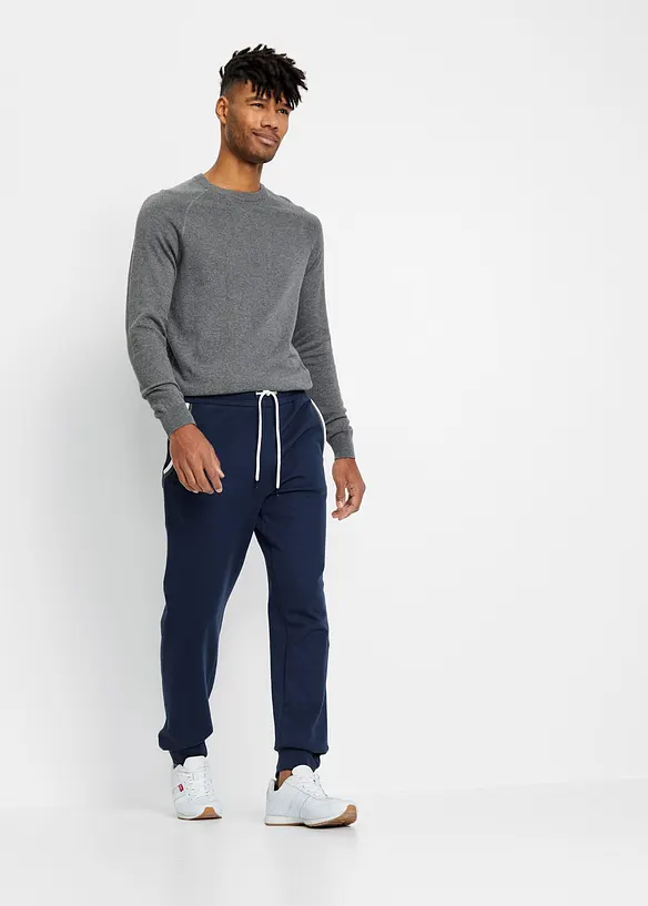 Finstrikket genser (2-pack) av 100% bomull, bonprix