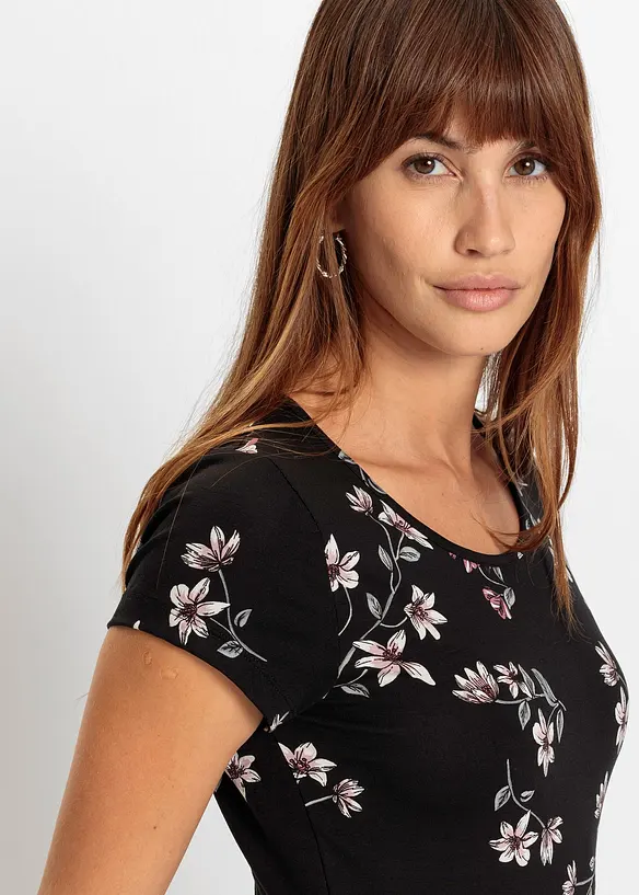Jerseykjole i viskosemiks, bonprix