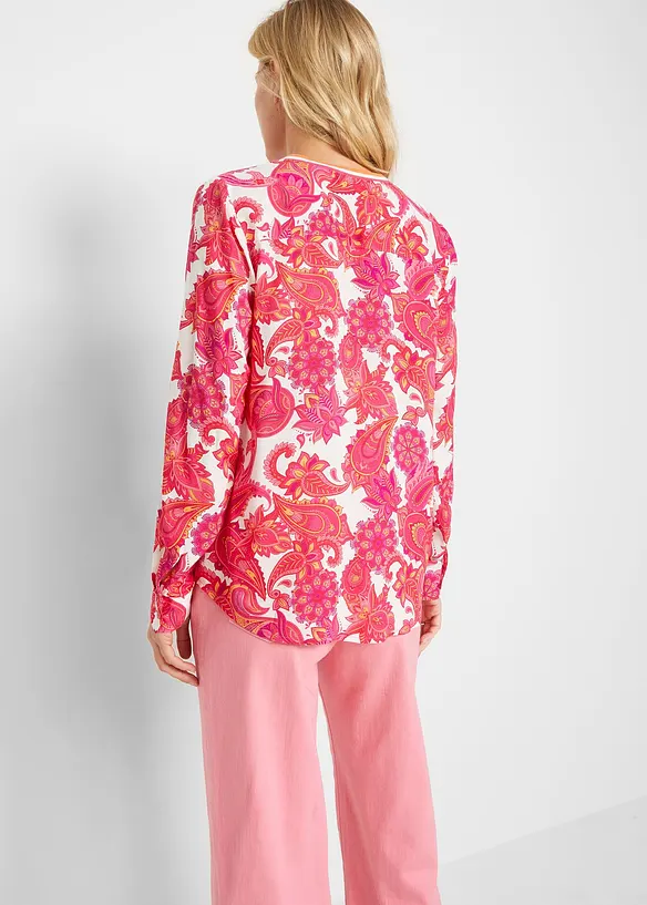 Blusetunika i lett viskose, bonprix